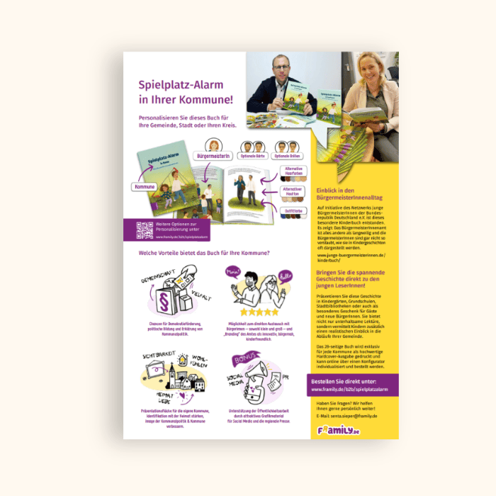 Überblick Flyer zum Buch-Spielplatzalarm