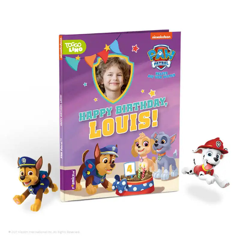 Buchcover Geburtstagsbuch Paw Patrol