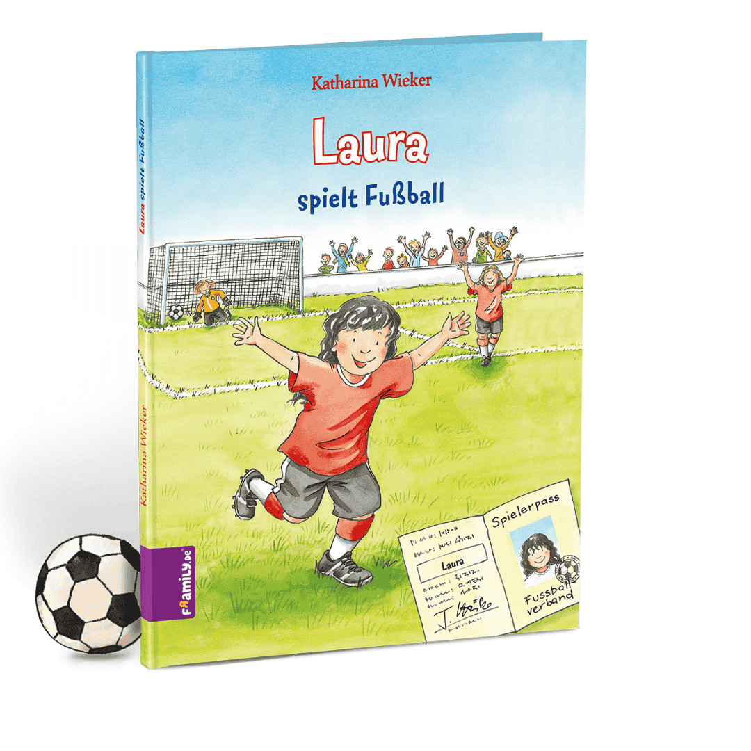 Buchcover personalisierte Fussballgeschichte