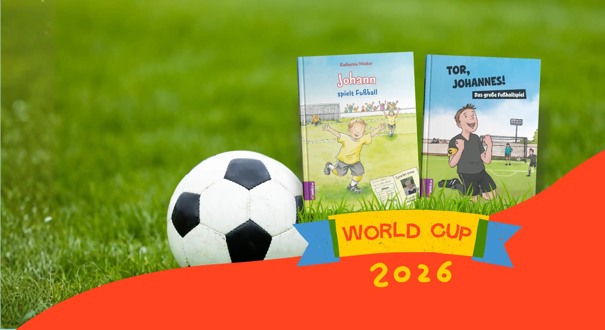 Personalisierte Fußballbücher im Juni für nur 34,99 EUR. Passend zur WM 2026