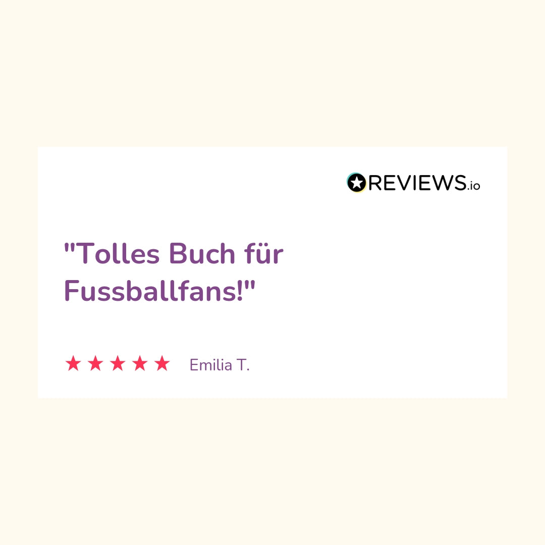 Produktbewertung: "Tolles Buch für Fullballfans!"