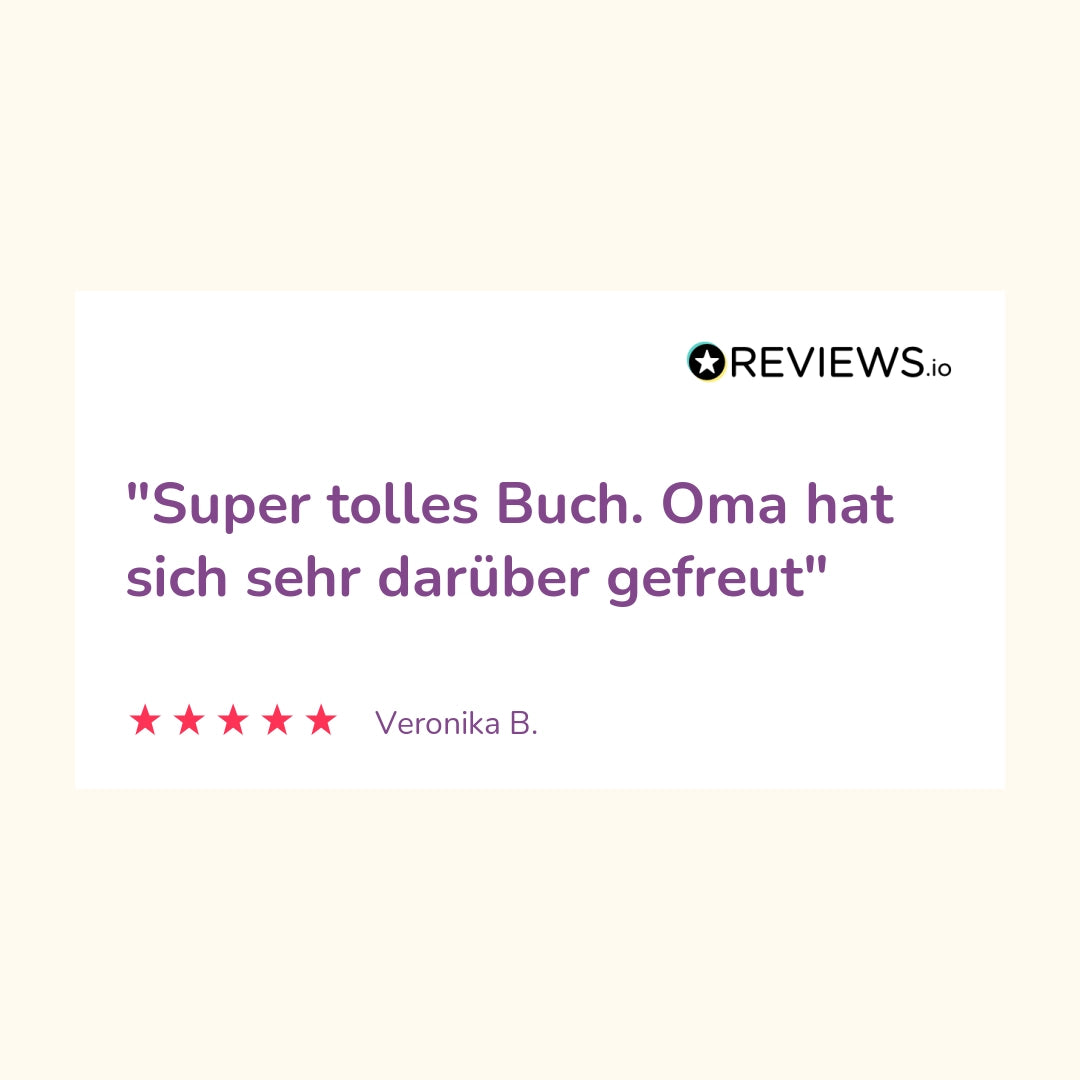 Produktbewertung: "Super tolles Buch . Oma hat sich sehr darüber gefreut"