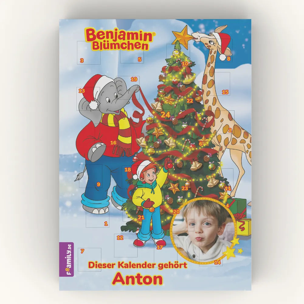 Personalisierter Adventskalender Benjamin Blümchen
