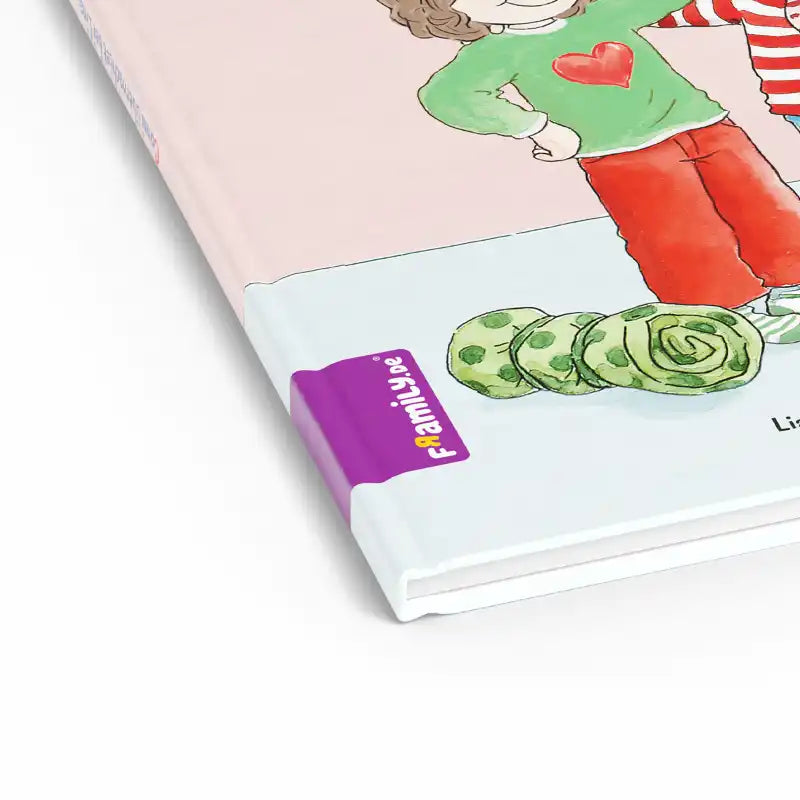 Detailansicht des Buchrückens eines illustrierten Conni Buches. 