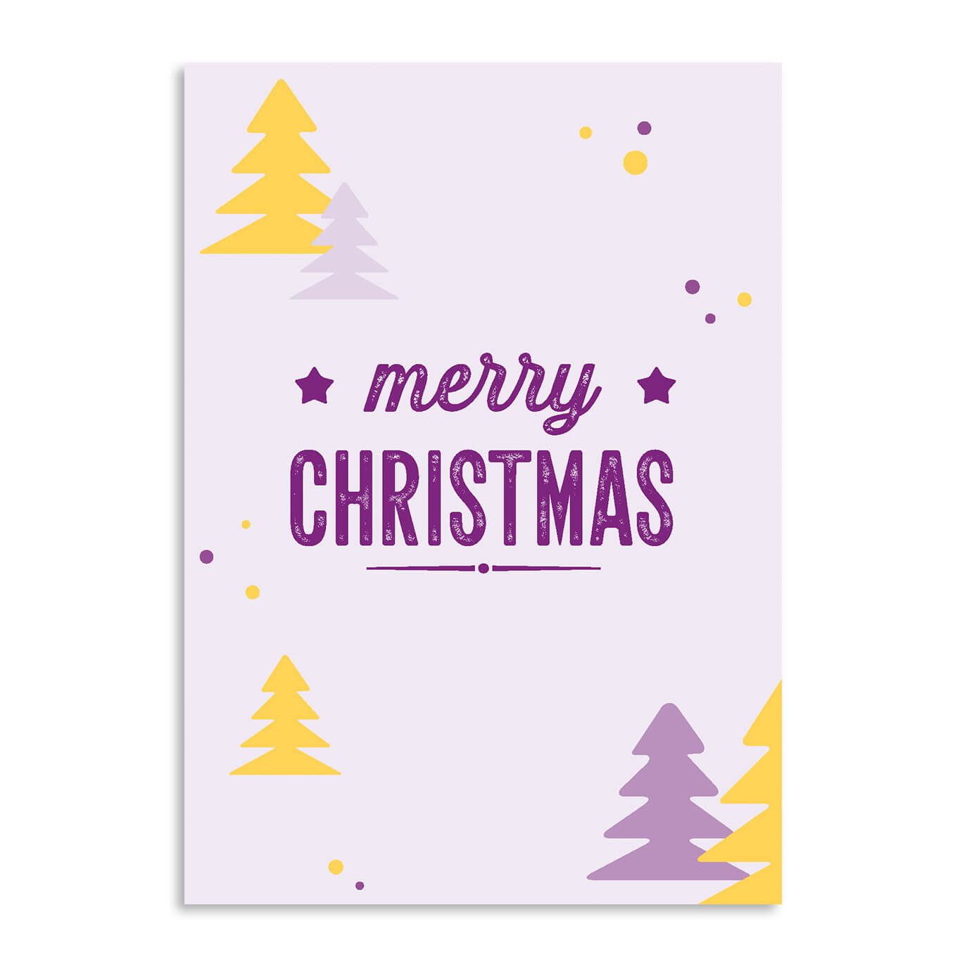 Grußkarte "Merry Christmas"