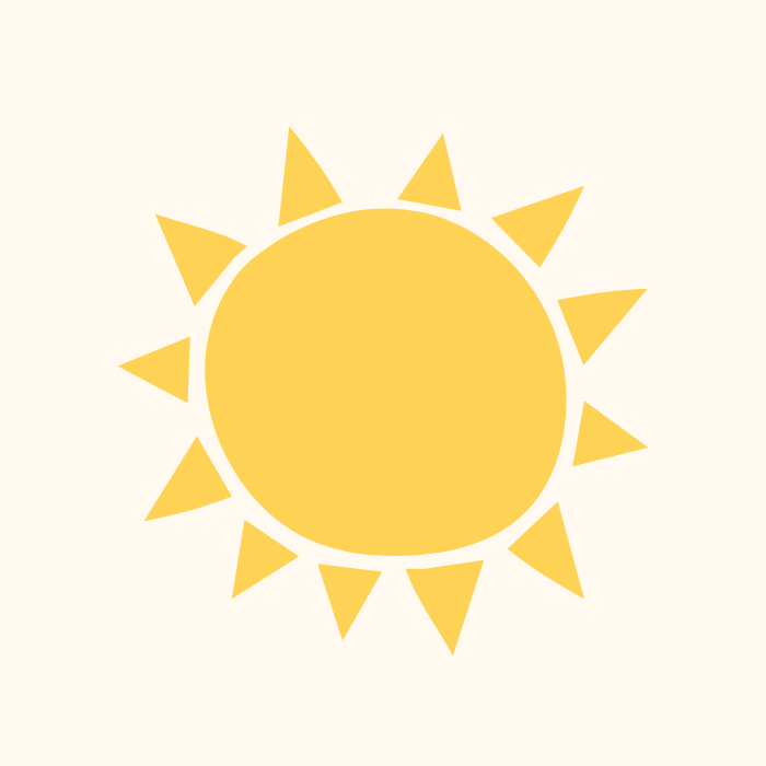 Strahlende Sonne