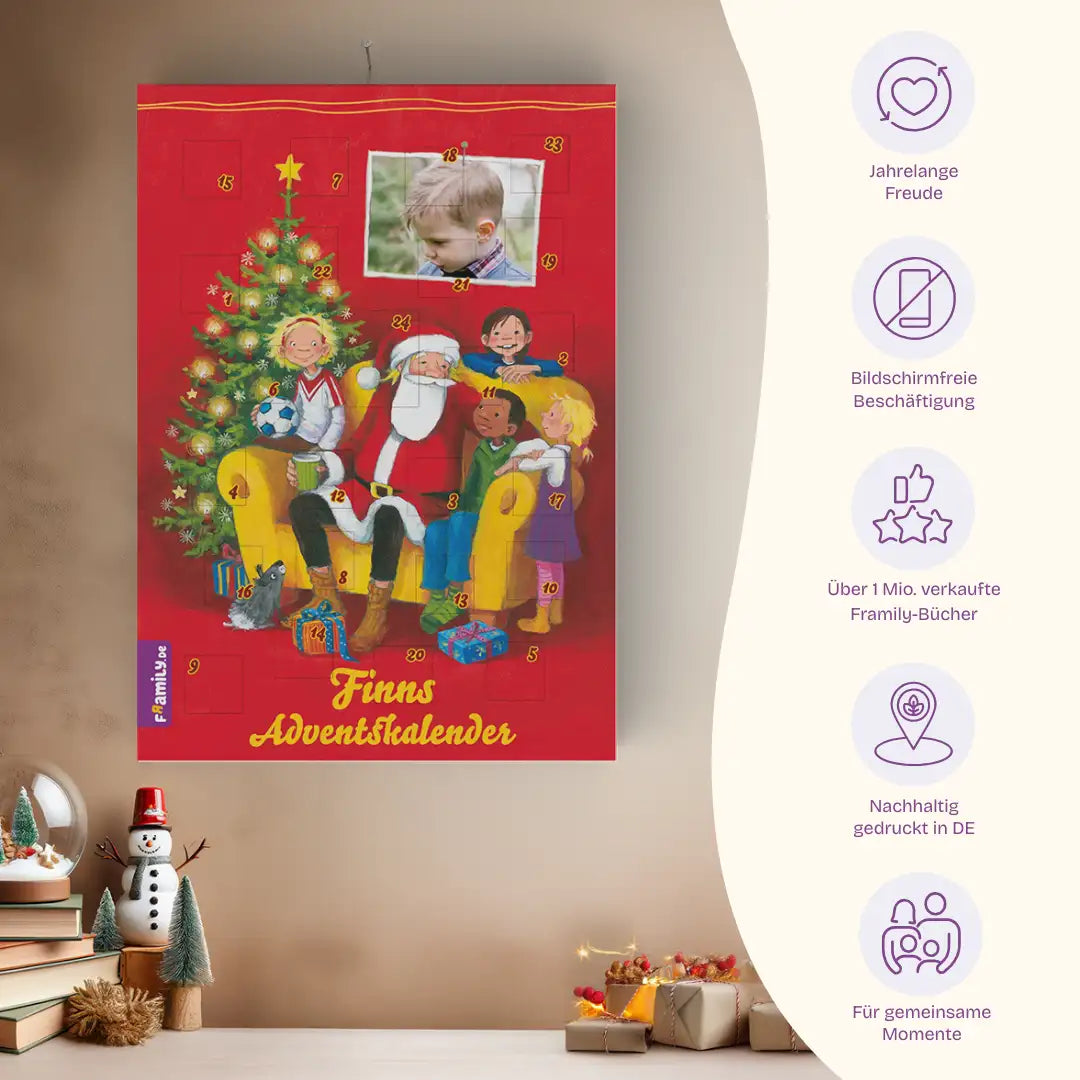 Vorteile: Jahrelange Freude, Bildschirmfreie Beschäftigung, Über 1 Mio. verkaufte Framily-Bücher, Nachhaltig gedruckt in DE, Für gemeinsame Momente