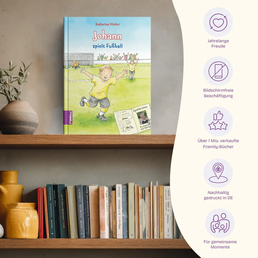 Vorteile: Jahrelange Freude, Bildschirmfreie Beschäftigung, Über 1 Mio. verkaufte Framily-Bücher, Nachhaltig gedruckt in DE, Für gemeinsame Momente